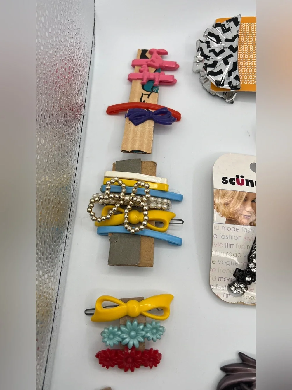 Colorful Vintage Assorted Hair Accessories Lot